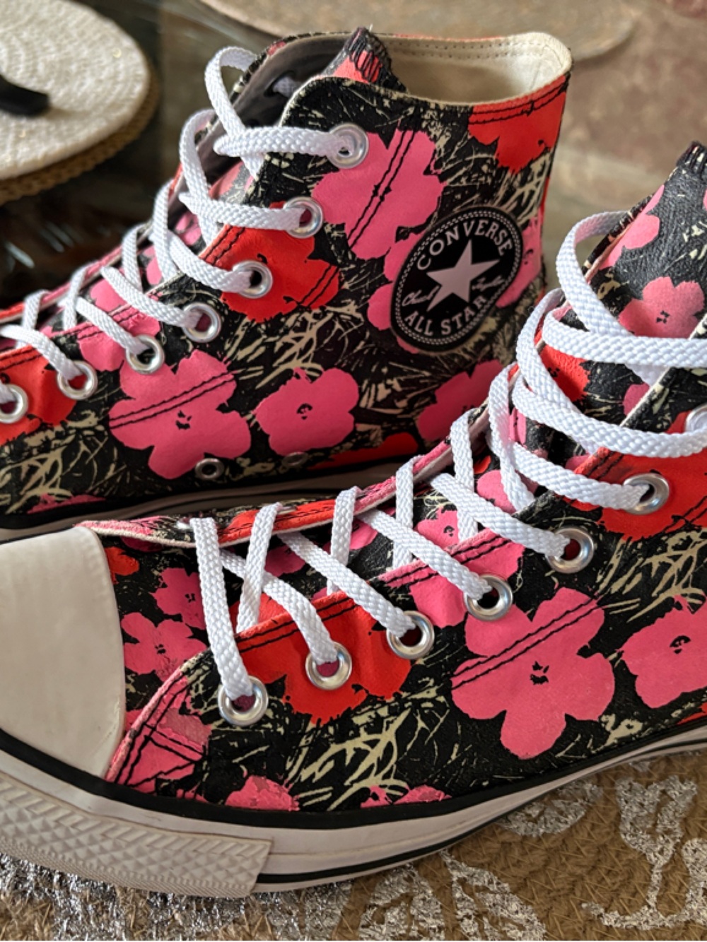 Converse Andy Warhol All Star High Top - Pink Floral